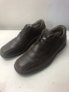 Mens Dockers Pro Style Brown Leather All Motion Comfort Dress Shoe Oxford Sz 13M - Picture 1 of 12