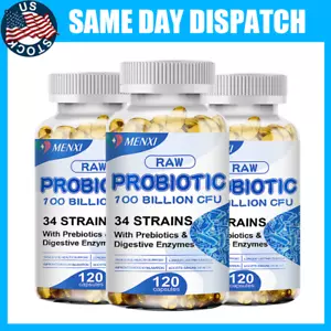 Probiotics 100 Billion CFU Potency Digestive Immune Health 360 Capsules - Picture 1 of 9