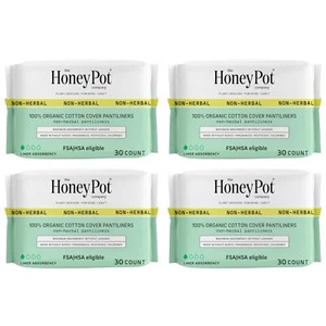 The Honey Pot Company Panty Liners for Women - Organic Cotton Cover - Picture 1 of 9
