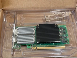 Mellanox MCX556A-EDAT ConnectX-5 Ex VPI 100Gbe Adapter Card Both Brackets - Picture 1 of 3
