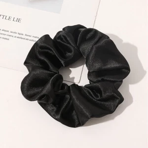 Women Silk Mulberry Simulation Silk Large Intestine Ring Scrunchies Solid ↷ - Picture 1 of 28