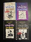 Diary Of A Wimpy Kid 4 Books: Big Shot, The Meltdown, Old School, Diper Overload