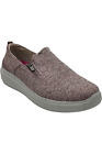 Ryka Slip-On Shoes With Zip Detail Ally Heathered Mauve Taupe
