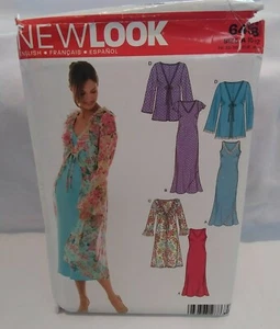 New Look Sewing Pattern #6458 Dress & Over Jacket Sizes 10-22 Uncut FREE SHIP! - Picture 1 of 2