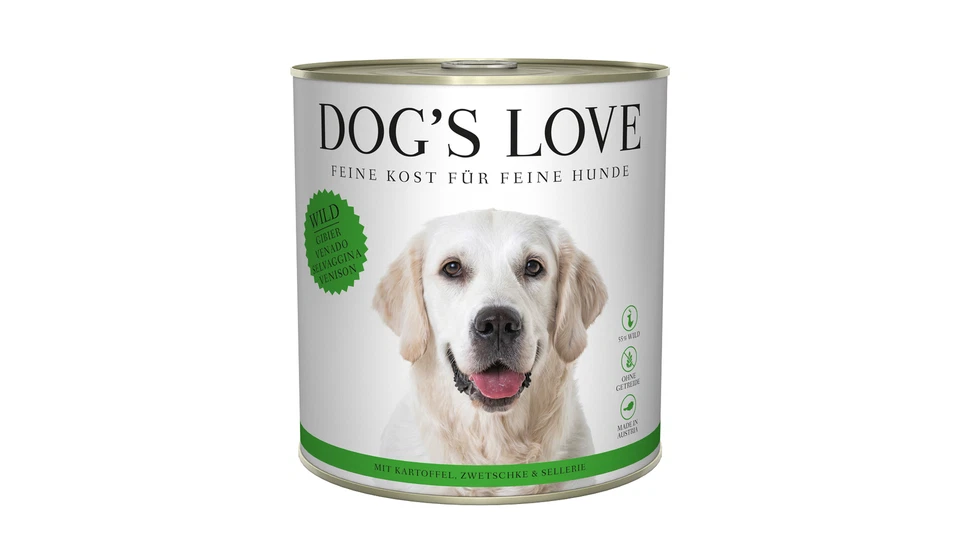 Dog's Love Wild Kartoffel Zwetschke Sellerie 18x 800 g Nassfutter getreidefrei - Bild 1 von 1
