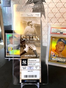 ⭐️ BABE RUTH 2015 YANKEES SEASON TICKET COLLECTIBLE 🔥 SOUVENIR - Picture 1 of 3