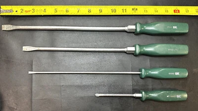 Juego de destornilladores de alta resistencia SK Hand Tools 4 piezas SureGrip combinación larga EE. UU. Foto 1 de 4