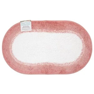 Fast Track Non-Slip Oval Bathroom Rug - Microfiber Mat - Size & Color Options - Picture 1 of 25