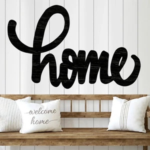 Home Wood Sign , Wood plaque sign,wood Crafts,Craft supply, home decor - Picture 1 of 6