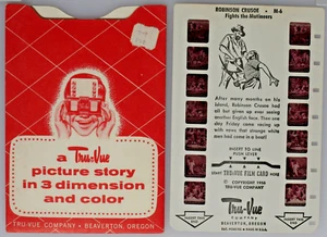 Tru-Vue  - Robinson Crusoe - Fights the Mutineers -  M-6  TV17 - Picture 1 of 3