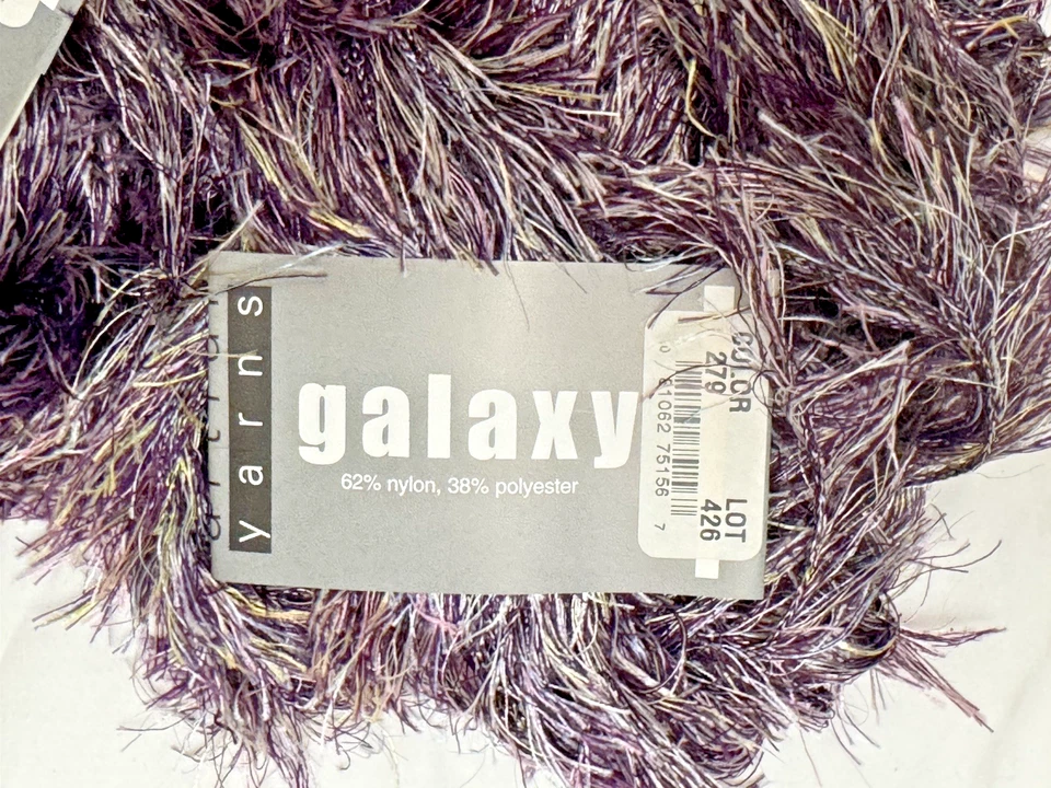 HILOS ARTÍSTICOS - GALAXY Hilo de pestañas suave y sedoso - Color # 279 - 5 disponibles WOW Foto 1 de 2