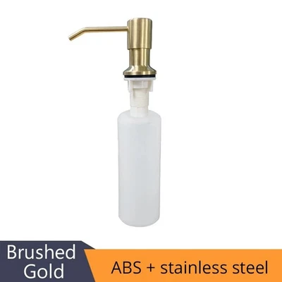 Deck Mounted Kitchen 400ml Soap Dispensers Chrome Finish Countertop 2309 - Image 1 of 4