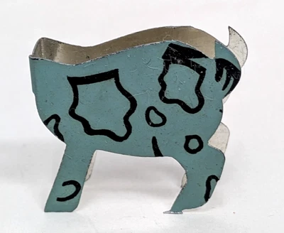 Rare Vintage 1930s Cracker Jack Carey Cloud Tin Litho Goat Nodder Bobblehead Toy - Image 1 of 4