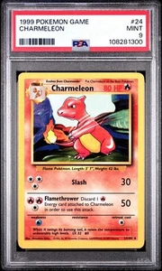 1999 Pokemon Game # 24 Charmeleon PSA 9 MINT Trusted Seller! Free Ship! Base Set - Picture 1 of 2