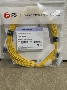 FS Single SMLCDX Mode Fiber Patch Cable 7M OS 9/125 Single Mode LC-LC - Afbeelding 1 van 1