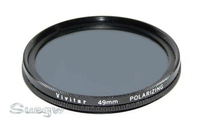 49mm Vivitar Polarizing (PL) Lens Filter - Image 1 of 2