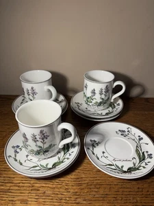 Taza de porcelana Villeroy & Boch Luxembourg Botanica de 10 piezas (3) y platillos (7) - Imagen 1 de 10