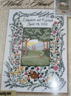 Kit de ponto cruz contado Leisure Arts Works of Heart Life's Journey 114503 - Imagem 1 de 4