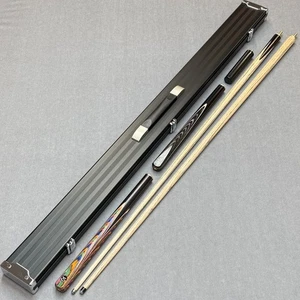 Taylor Made Bundle Crushed Harlequin Playing + Breaking Cue And Case Set - Picture 1 of 6