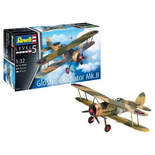 GLOSTER GLADIATOR Mk.II KIT 1:32 Revell Kit Aerei Modellino Nuovo - Immagine 1 di 1