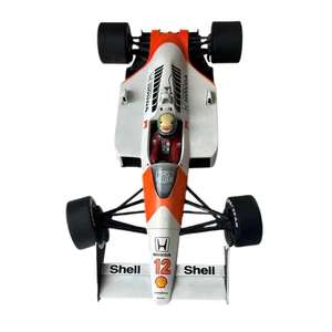 Minichamps 1/18 McLaren Honda MP4/4 Ayrton Senna Model Car Used from Japan - Picture 1 of 8