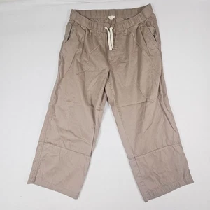 Pact Bio Baumwolle Hose weites Bein Damen Gr. XL khaki Kordelzug Komfort - Bild 1 von 11