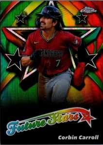 2025 Topps Chrome Future Stars #FS16 Corbin Carroll Arizona Diamondbacks - Picture 1 of 2
