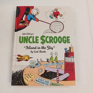Libro de cómic de tapa dura de Walt Disney Uncle Scrooge Island in the Sky Carl Barks - Imagen 1 de 7