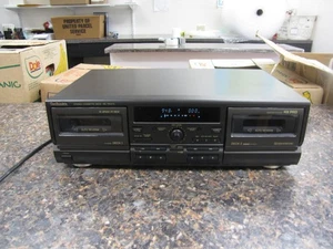 Technics RS-TR373 Double Auto-Reverse Stereo Cassette Deck HX PRO - Parts - Picture 1 of 5