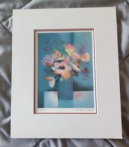 MARIE-FRENCH REY-DOSSE FLORAL LITHOGRAPH-SIGNED IN PENCIL 80/150 - Picture 1 of 7