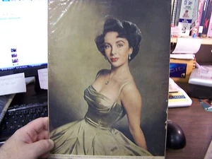 VINTAGE - ELIZABETH FONDA  - FULL COLOR / FULL PAGE / PRINT - EXCELLENT  - Picture 1 of 1