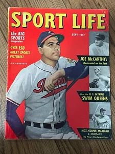 Sport Life Magazine September 1948 Volume 1 #1 Lou Boudreau - Indians - Cover - Picture 1 of 6