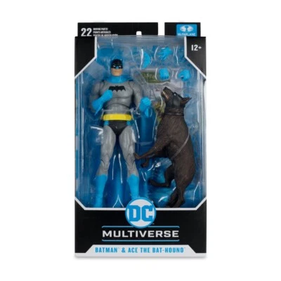 Figuras McFarlane Toys DC Multiverse Edad de Plata - Batman + Ace the Bat Hound Foto 1 de 4