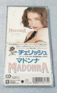 MADONNA Cherish / Supernatural JAPAN 3" CD SINGLE LONGBOX - Foto 1 di 3