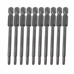 Torx Bit, 1/4 " 100mm Extra Long, T10, 15,20, 25,30 Or 40, 1-10 Piece - Picture 1 of 3