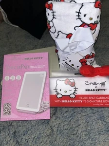 HELLO KITTY TOUCH PAD LED MAKEUP MIRROR & Hand Towel Set & Headband - Picture 1 of 11
