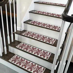 Stair Treads - Anti-Slip Carpet Strips for Indoor Stairs, Pack of 4/7/10/13/15 - Picture 1 of 65