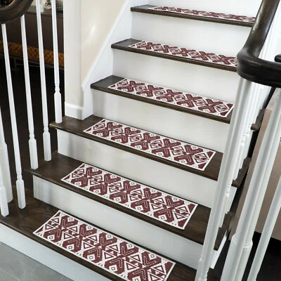 Stair Treads - Anti-Slip Carpet Strips for Indoor Stairs, Pack of 4/7/10/13/15 - Image 1 of 4