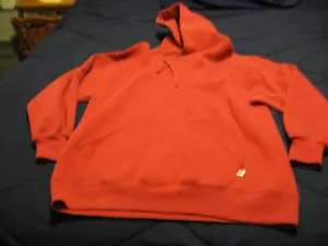 HERREN SHIRT - SWEATSHIRT - RUSSELL ATHLETIC - FARBE - ROT - GRÖSSE - L - KAPUZE - Bild 1 von 2