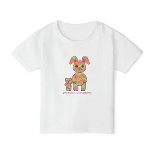 Little Rainbow Sherbet Bunny Toddler T-shirt - Picture 1 of 5