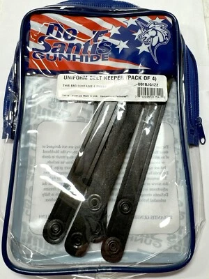 DE SANTIS Desantis (Pack of 4) **Gold Snap Buttons** Leather Keepers (USA)