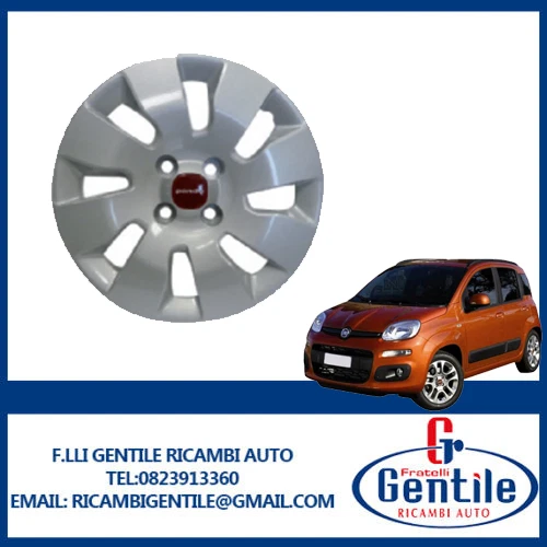 FIAT PANDA DAL 2012 COPRICERCHIO COPPA RUOTA 14" BORCHIA COPRI RUOTA - Изображение 1 из 1