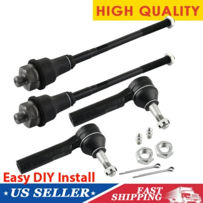 For GMC Sierra 1500 Yukon Xl Cadillac Escalade Front Tie Rod End Inner Outer G8 - Image 1 of 4