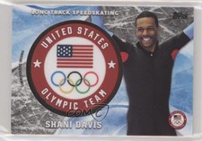 2018 US Olympic & Paralympic Team and Hopefuls Silver /50 Shani Davis Rookie RC