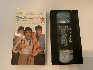 1987 Three Men And A Baby VHS Video Tape Tom Selleck - Picture 1 of 2