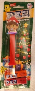 Vintage rote Weihnachtselfe PEZ 1997 - neu geöffnete Verpackung - Bild 1 von 3