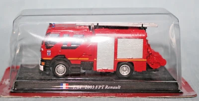 DEL PRADO 1:64 SCALE 2003 RENAULT FPT  FIRE TRUCK  FACTORY SEALED PACK - Image 1 of 4