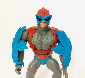 Modellino MOTU Stratos Blue Wing vintage completo Taiwan Masters Of The Universe He-Man - Foto 1 di 7