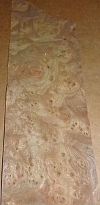 "Impiallacciatura legno carpazio olmo burl 4"" x 10"" grezzo senza supporto spessore 1/42"" "AA" - Foto 1 di 2