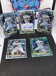 ryan lasko Bowman Chrome First Auto /100 Silver Speckle 5-card Lot - Imagen 1 de 6